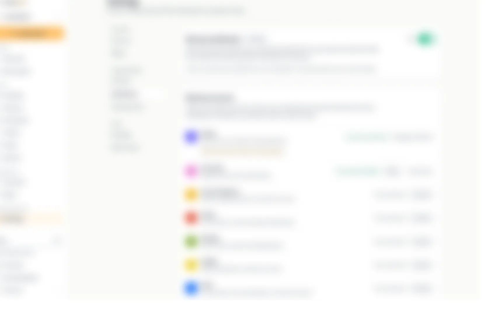 seenpaid Settings, Attribution tab: the optional revenue attribution switch turned on, and the revenue sources list with Stripe and Gumroad connected and Lemon Squeezy, Whop, Shopify, Paddle and Polar ready to connect